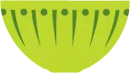 Graphic of a lime green bowl