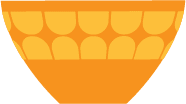 Graphic of an orange bowl