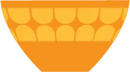 Graphic of an orange bowl