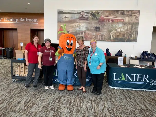 Our Kasey dropped by to say hello to our Lanier Tech friends at the Resource Wellness Fair!